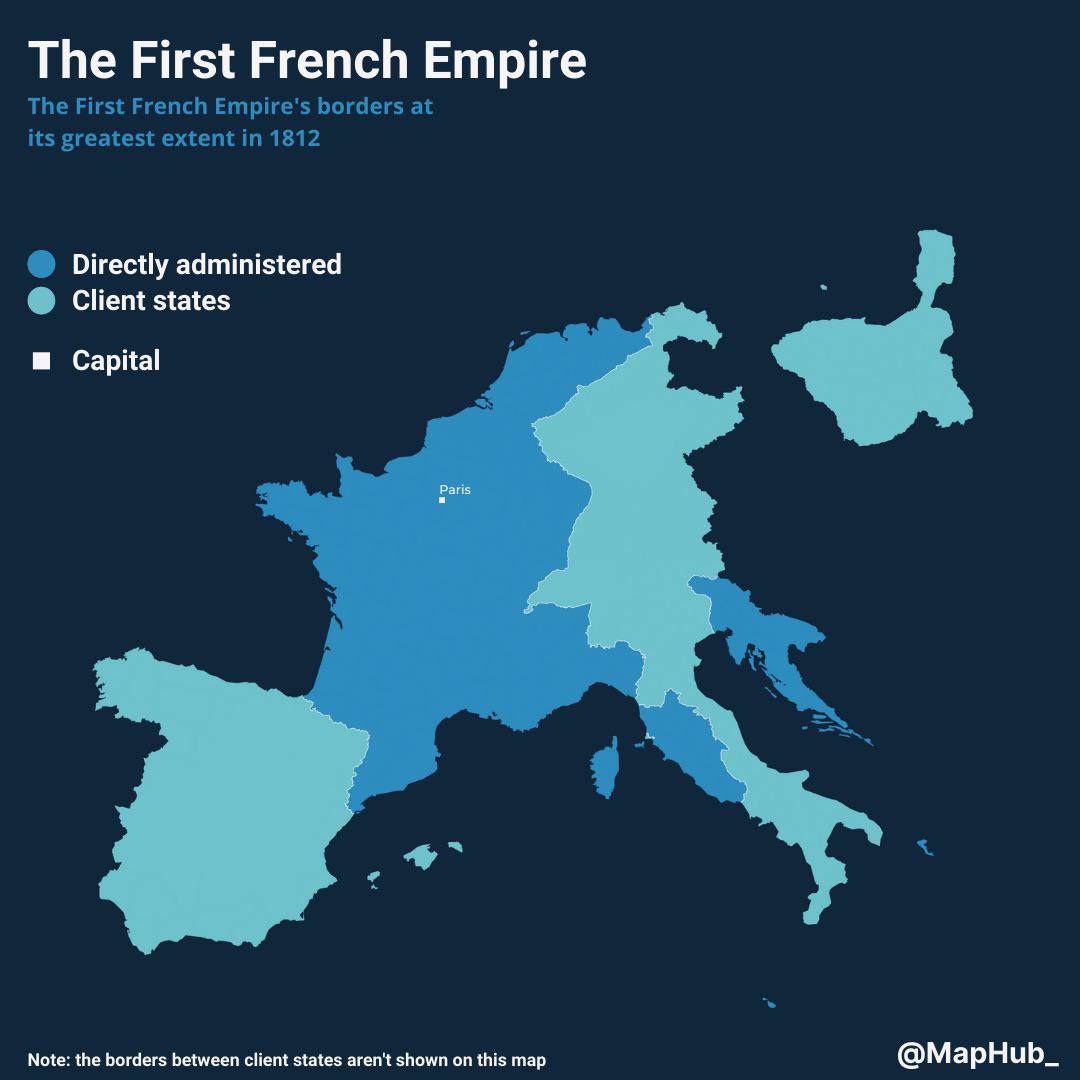 Europe under the French Empire Vivid Maps