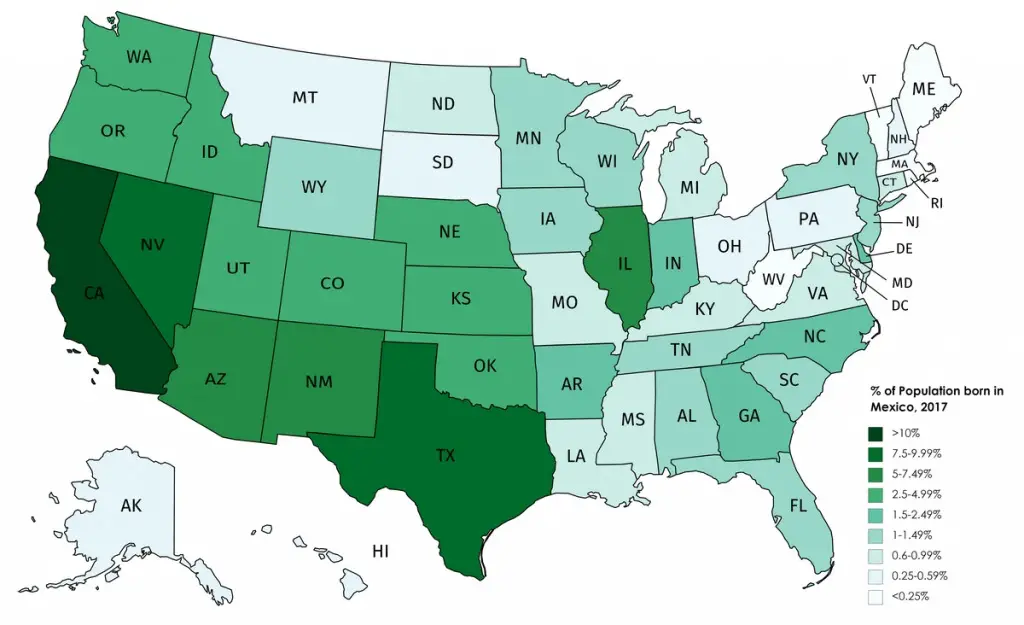 Mapping immigrant America - Vivid Maps