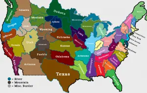 Borders Of The United States - Vivid Maps