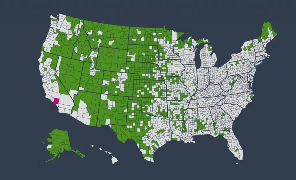 Map of LA County is more populated than 914 other US counties