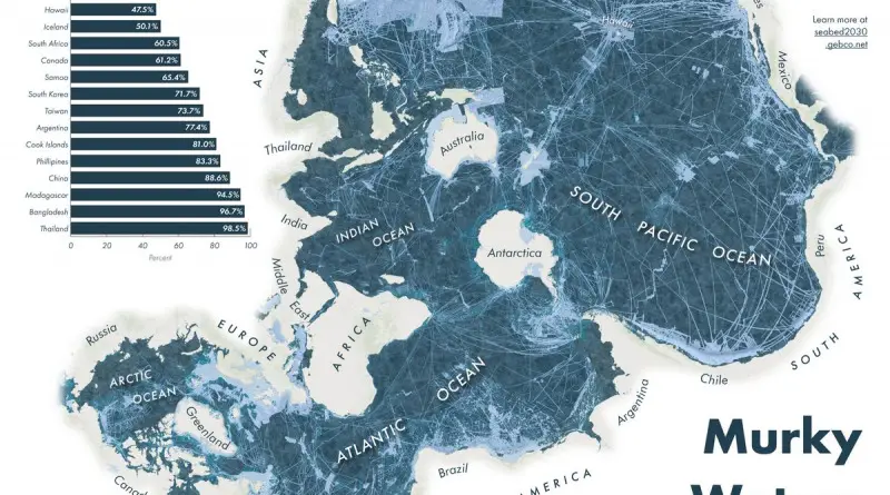 Drain The Ocean Interactive Map Ocean - Vivid Maps