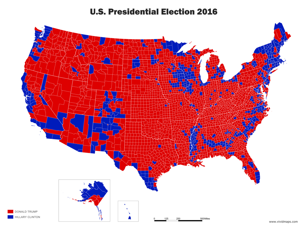 US election results 2016