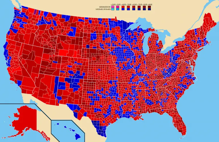 The U.S. Presidential Voting History Mapped - Vivid Maps