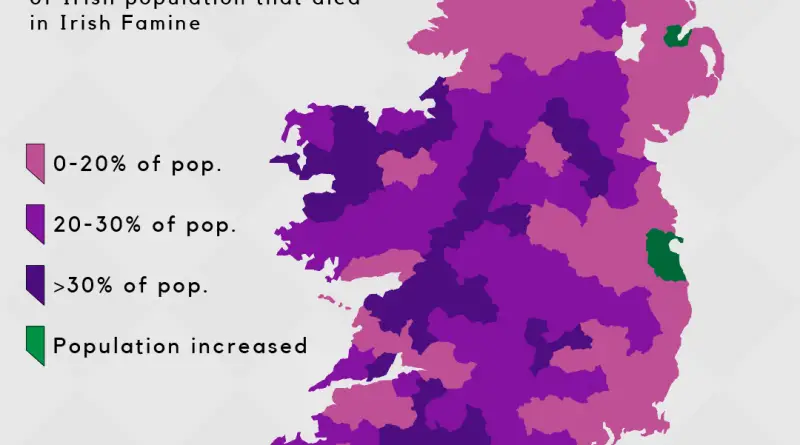 Irish Famine Mapped