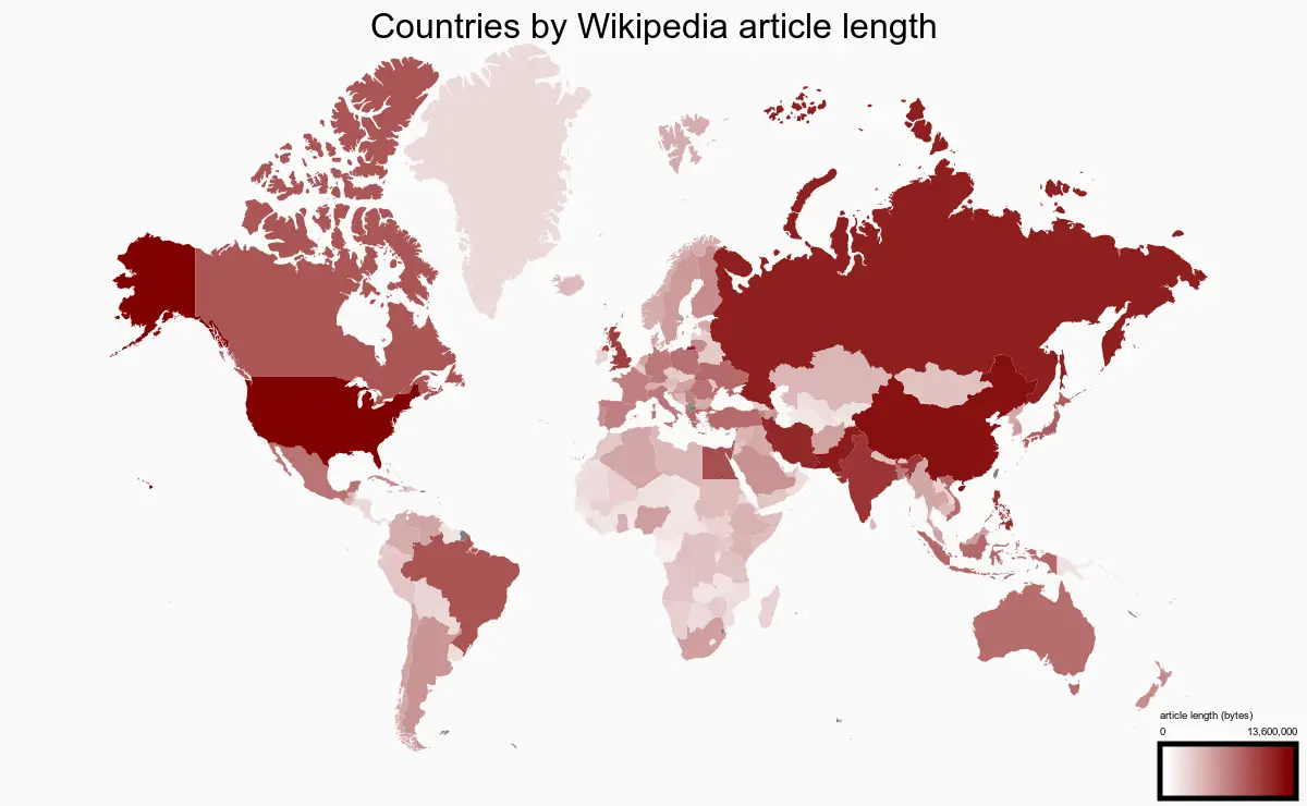 Wikipedia mapped