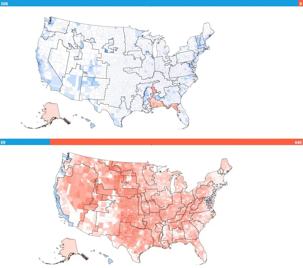 Gerrymandering Vivid Maps 1358