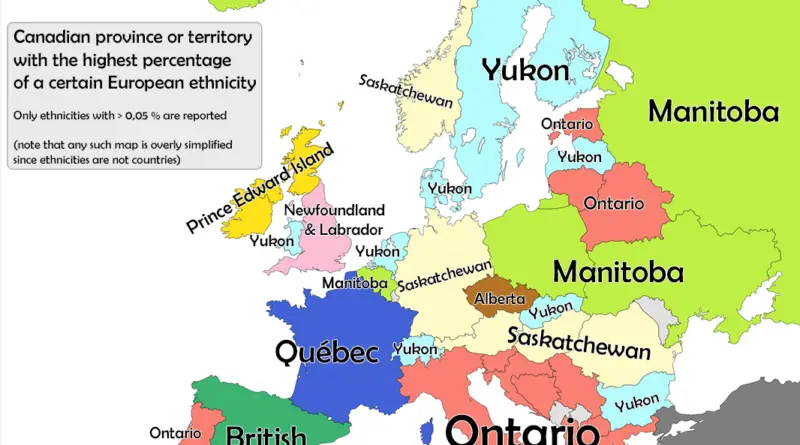 Immigrants in Canadian provinces