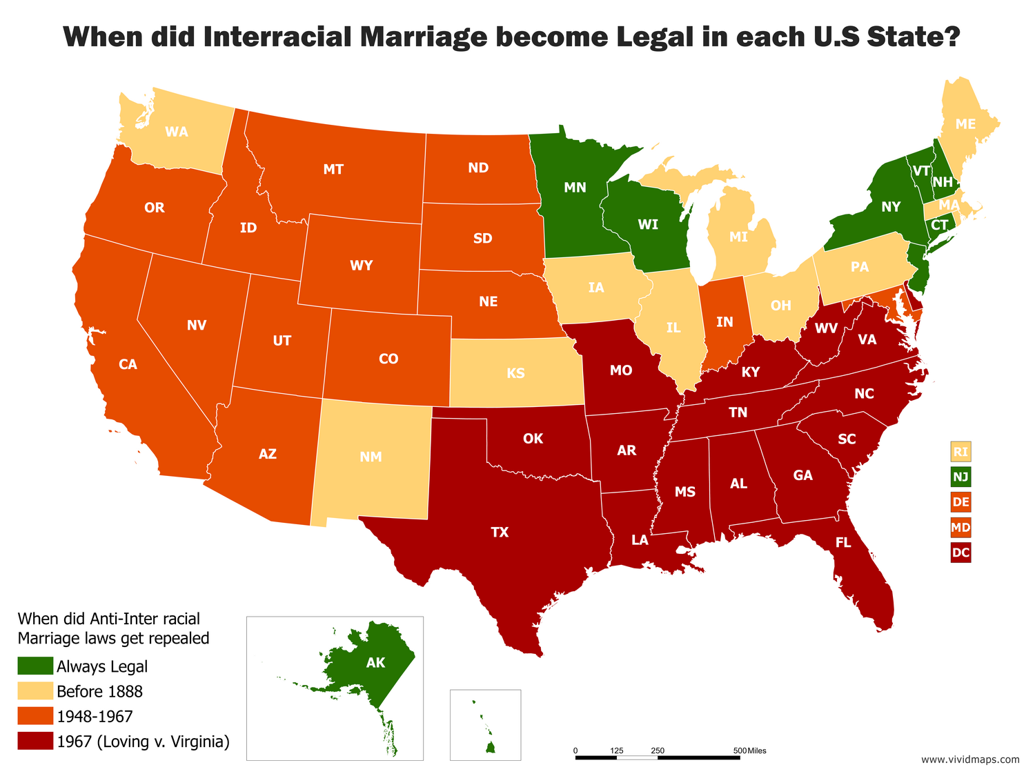 When was interracial marriage allowed in georgia?