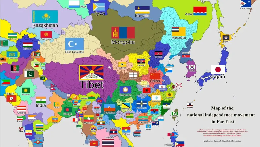 Separatist Movements In Asia Mapped Vivid Maps   Asia Independence Movement 1024x582 