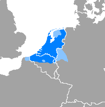 Dutch language mapped