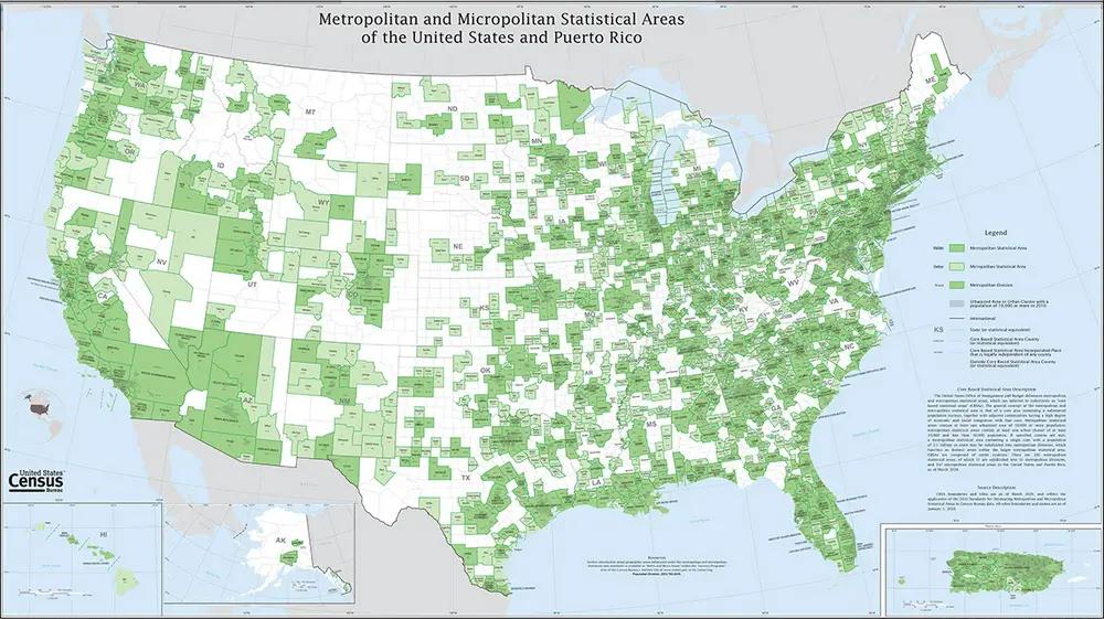 What Does Closest Metropolitan Area Mean