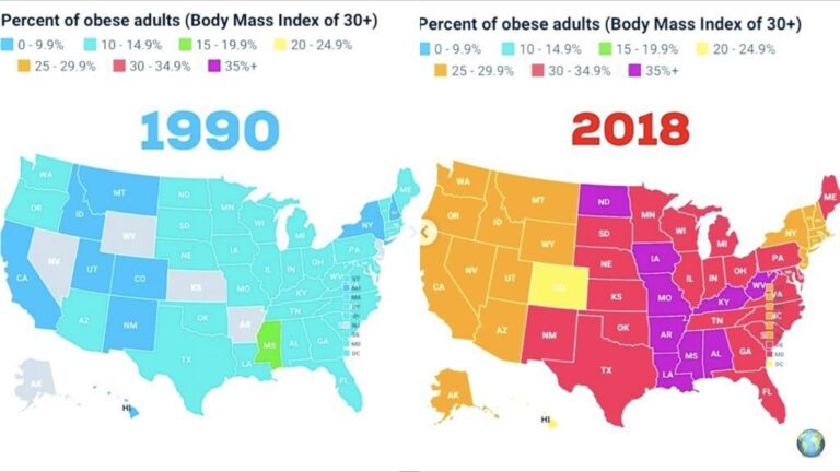 Obesity Prevalence In The United States Vivid Maps Obese Adults 768x432 
