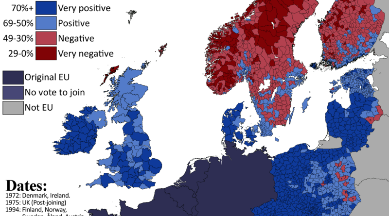 Referendums to join the European Union mapped
