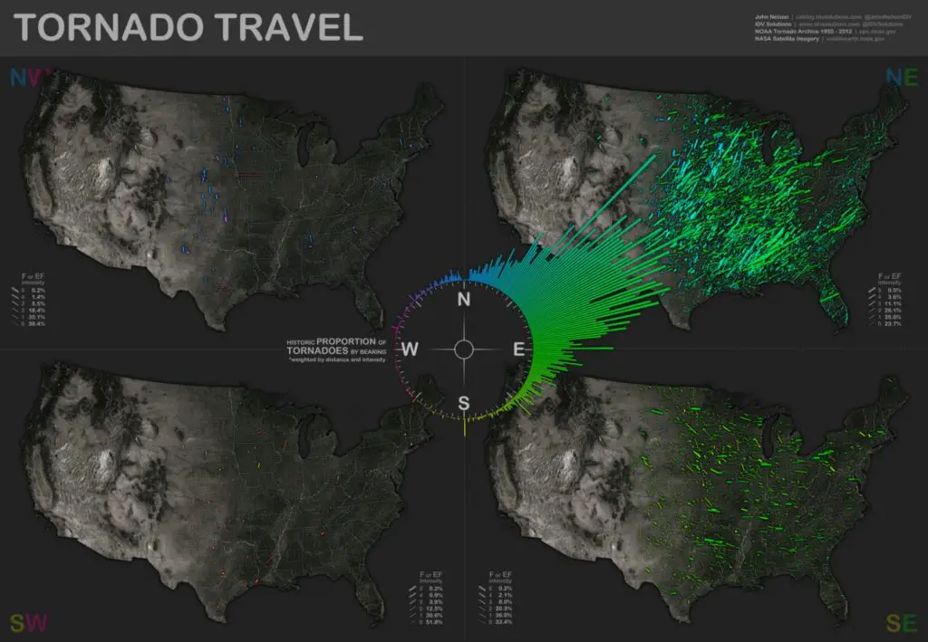 Tornado Travel Map