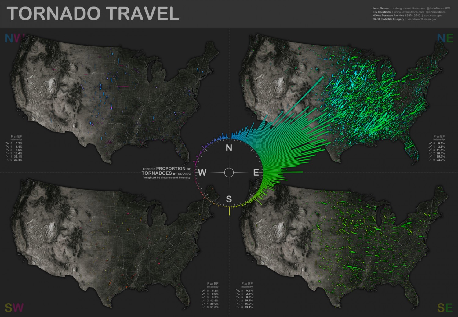 Tornado Activity In The United States Mapped Vivid Maps