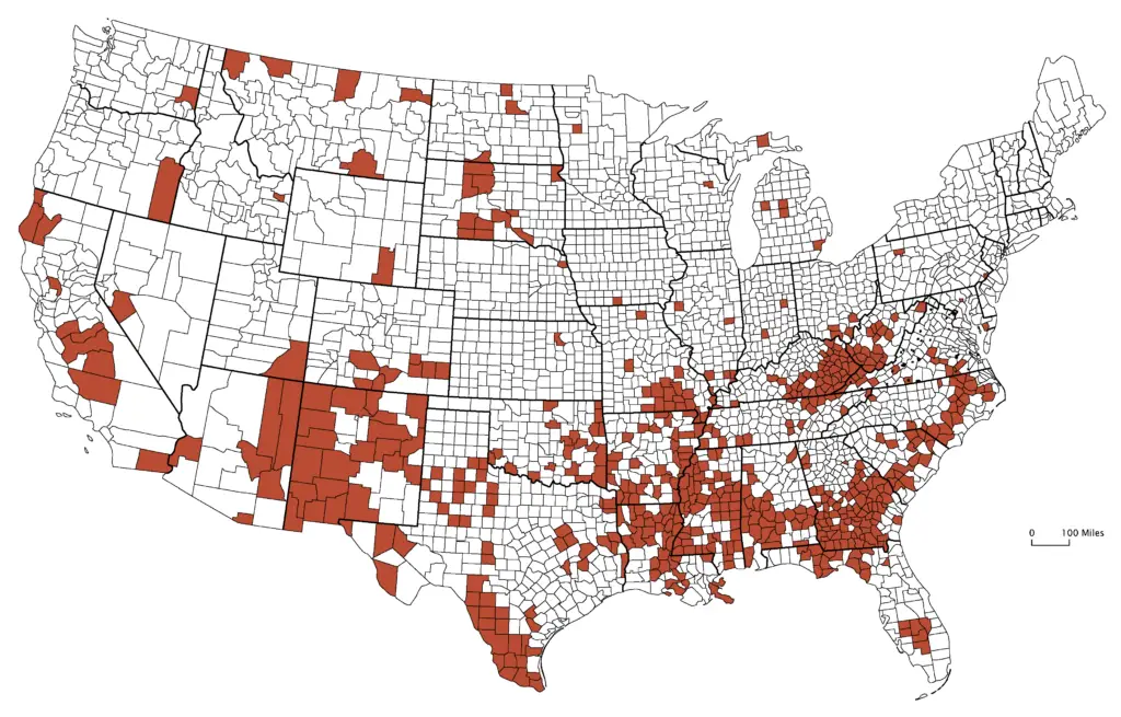 Poverty in U.S. mapped