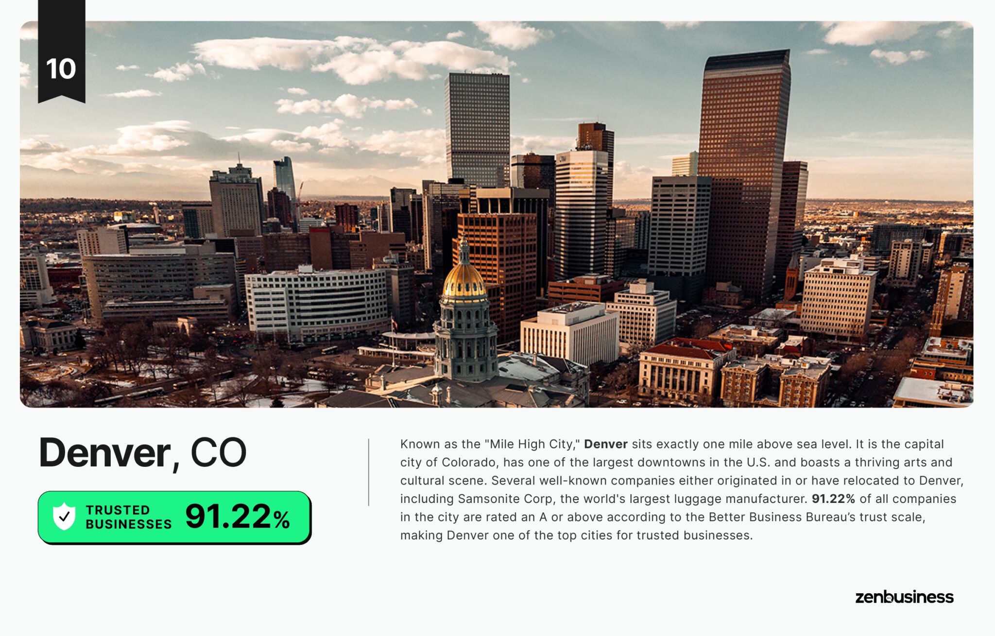 The US Cities and States Home to the Most Trusted Businesses - Vivid Maps