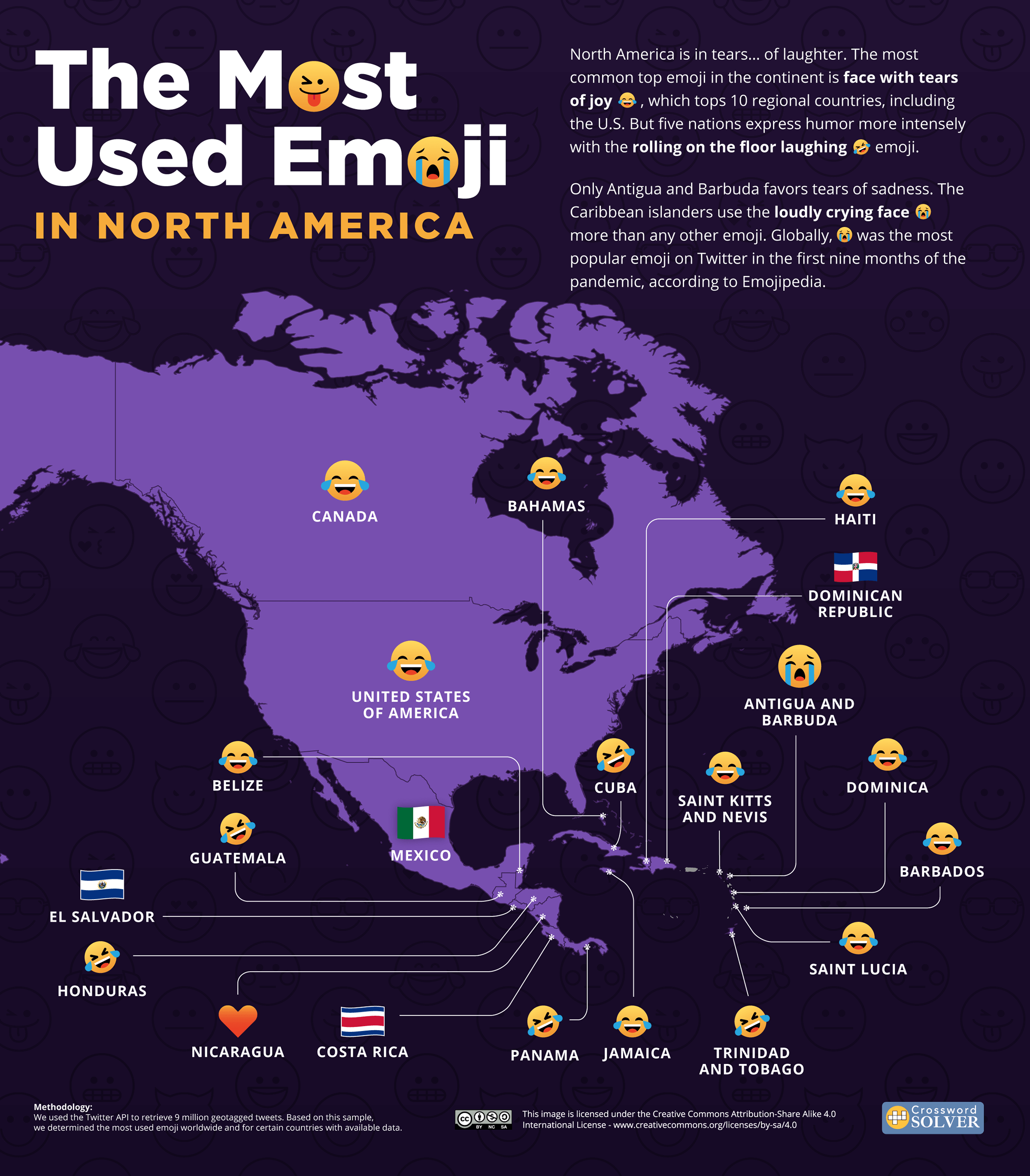 The Most Used Emoji on Twitter in Every Country Mapped Vivid Maps