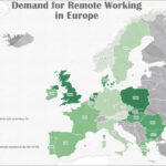 Remote working in Europe mapped