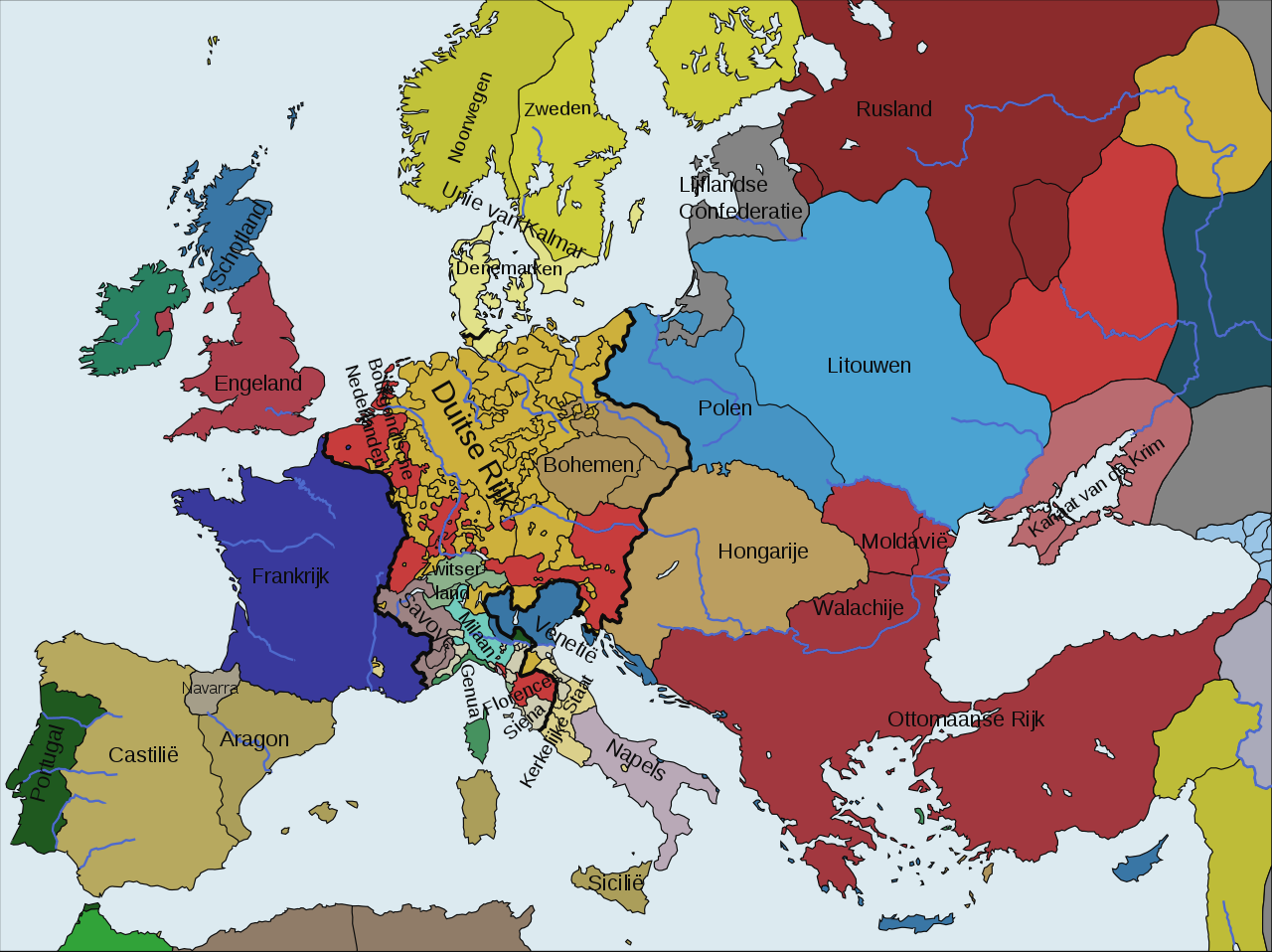 What Was Europe Like In The 1500s Vivid Maps