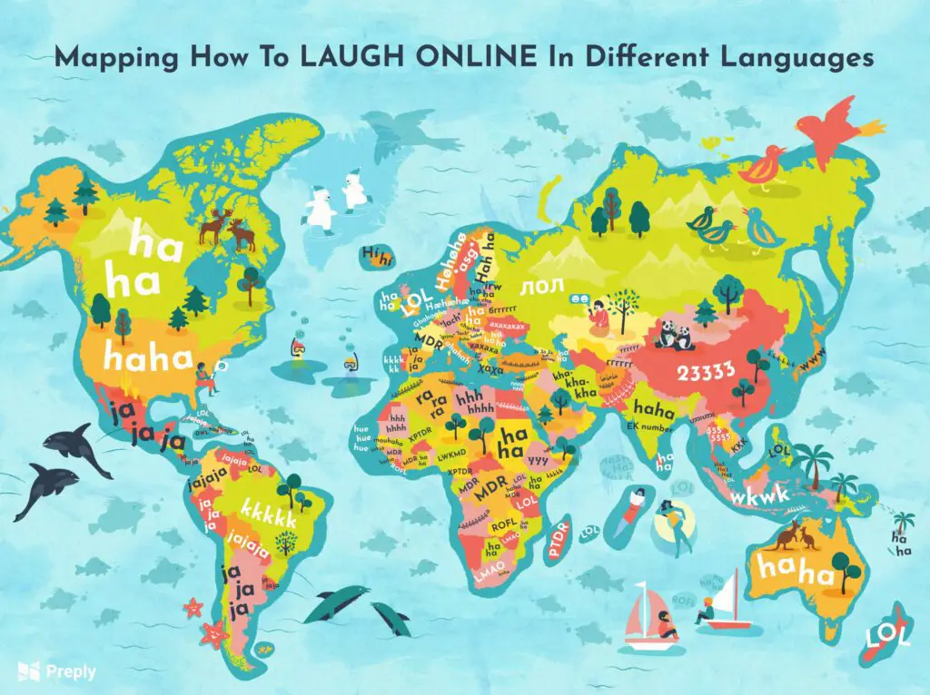 How To Say Laugh In English