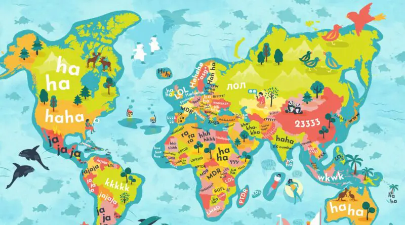 How to laugh online in different languages mapped