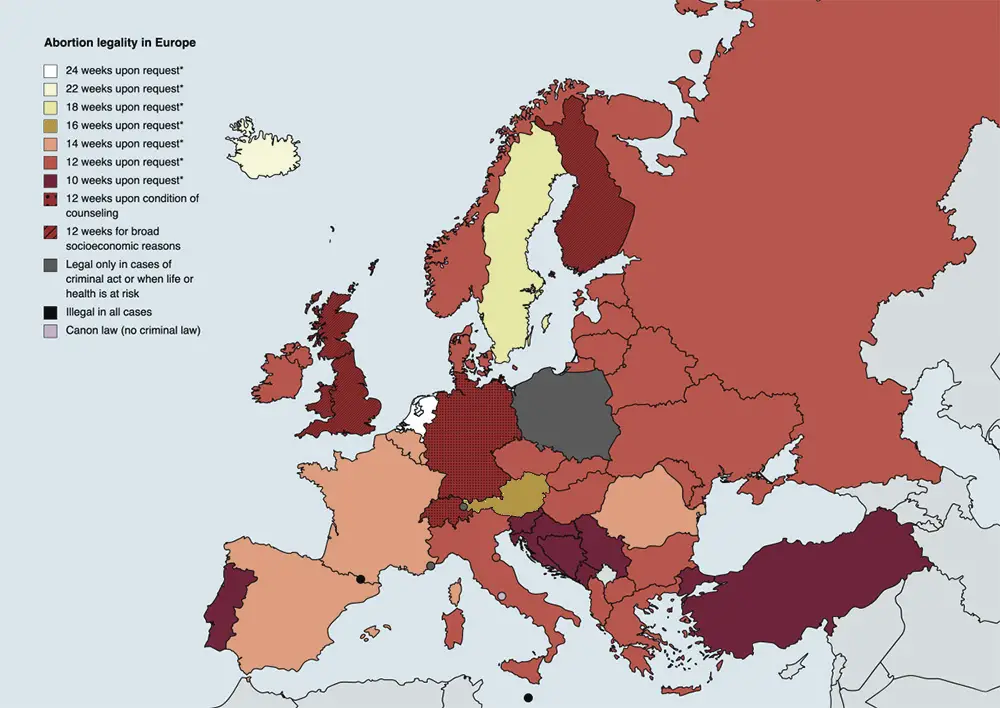 Where is Abortion now Banned in the United States? - Vivid Maps