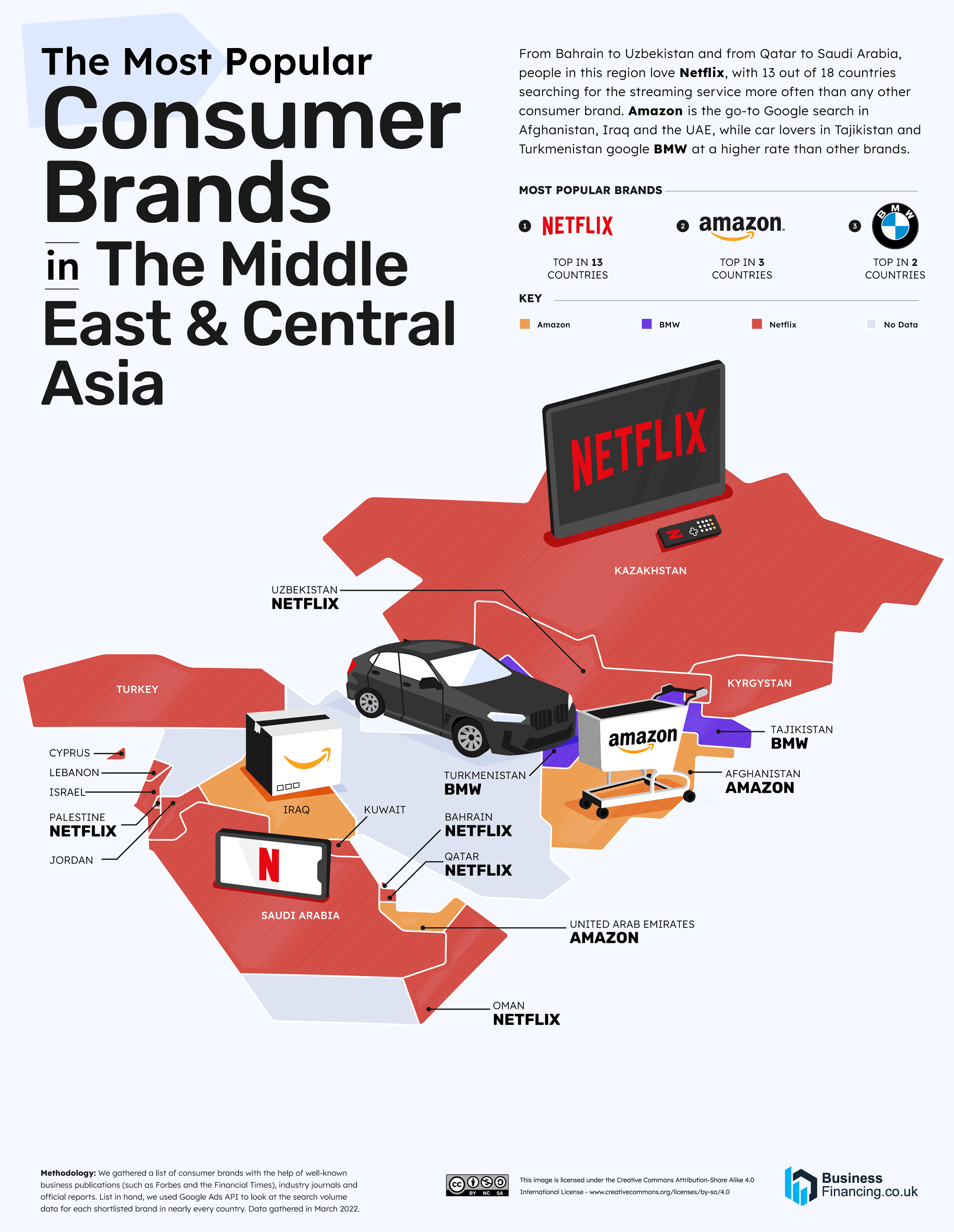 Most Popular Brands in the Middle East Vivid Maps