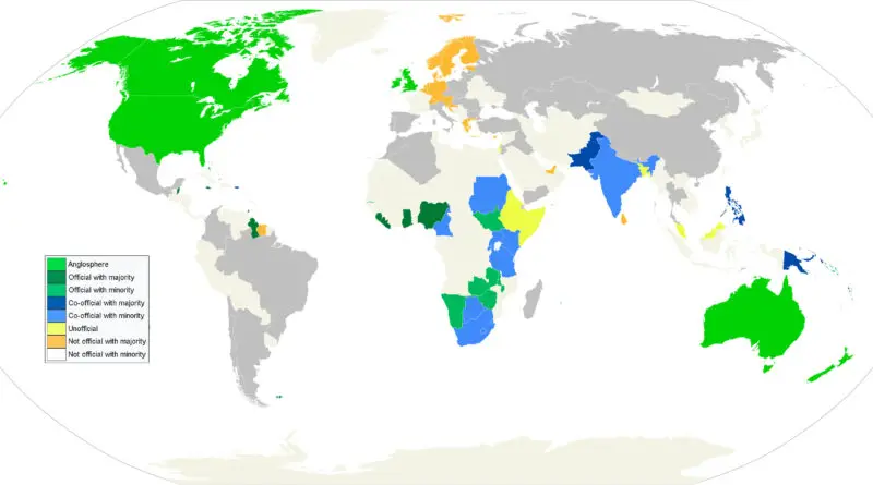 English language in the world