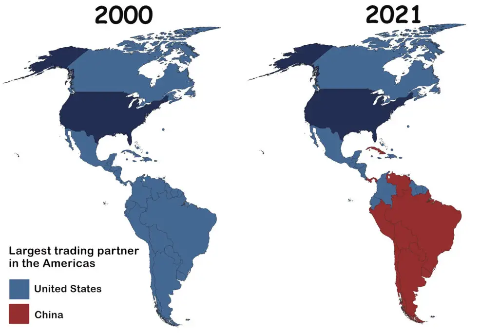 Largest trading partner in the Americas