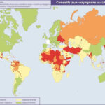 France Travel Advisory Map