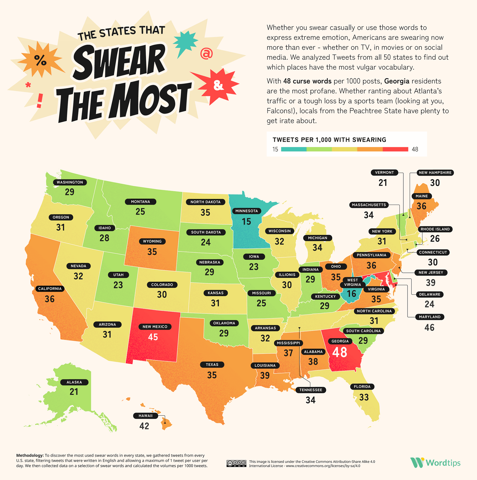 Every Us States Favorite Swear Word Vivid Maps 