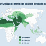 Mapped: How Long Different Regions Were Ruled by Muslims The Historical Duration of Islamic Governance