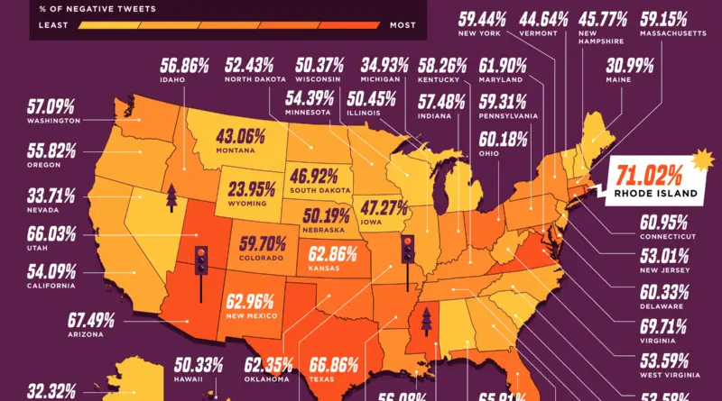 U.S. States with the worst drivers mapped