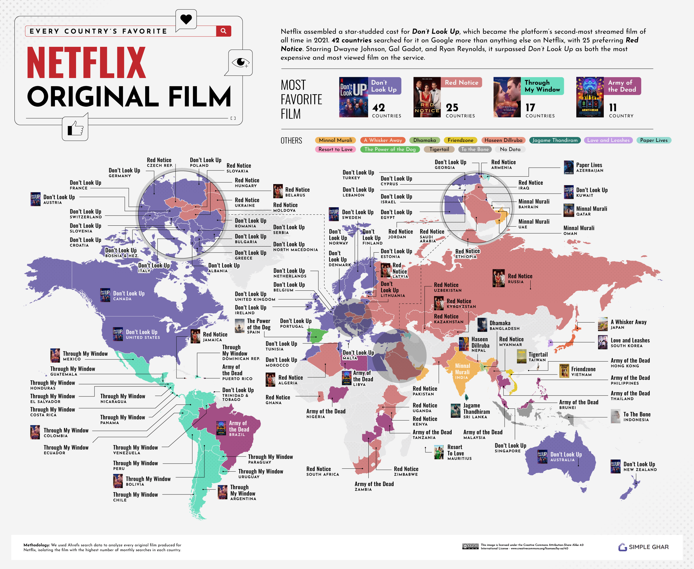 Countries currently streaming 'Your Name' on Netflix (as of 4/24