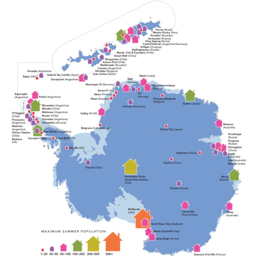 The Partition of Antarctica Vivid Maps