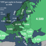 GDP per capita in Europe before WW2