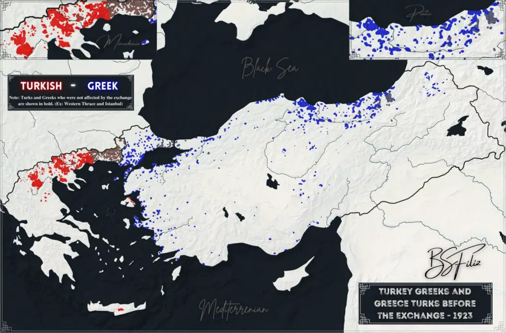 Greek and Turkish Population Before the Exchange