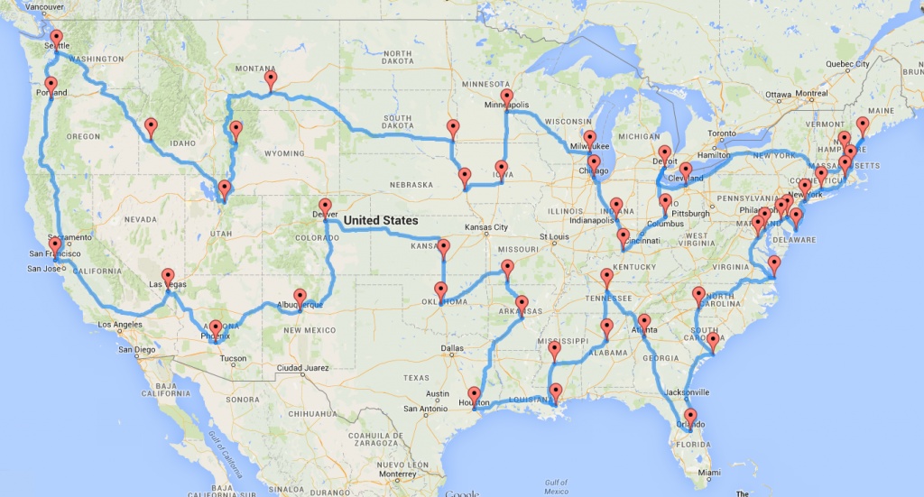 Road Trips Across The U S That You ll Never Forget Vivid Maps