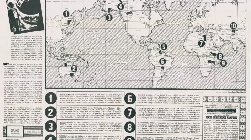 Proposals for a Jewish National State