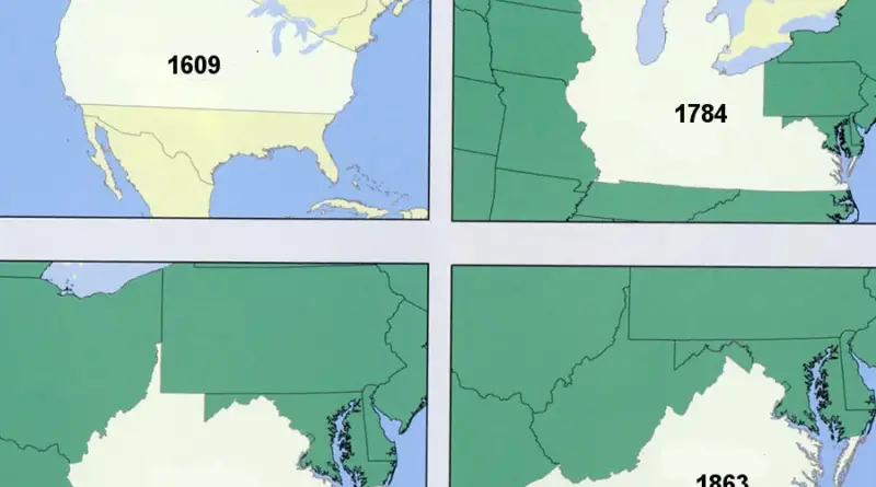 Territorial evolution of Virginia