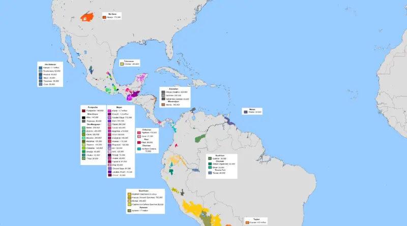 Indigenous languages of the Americas with more than 25,000 speakers