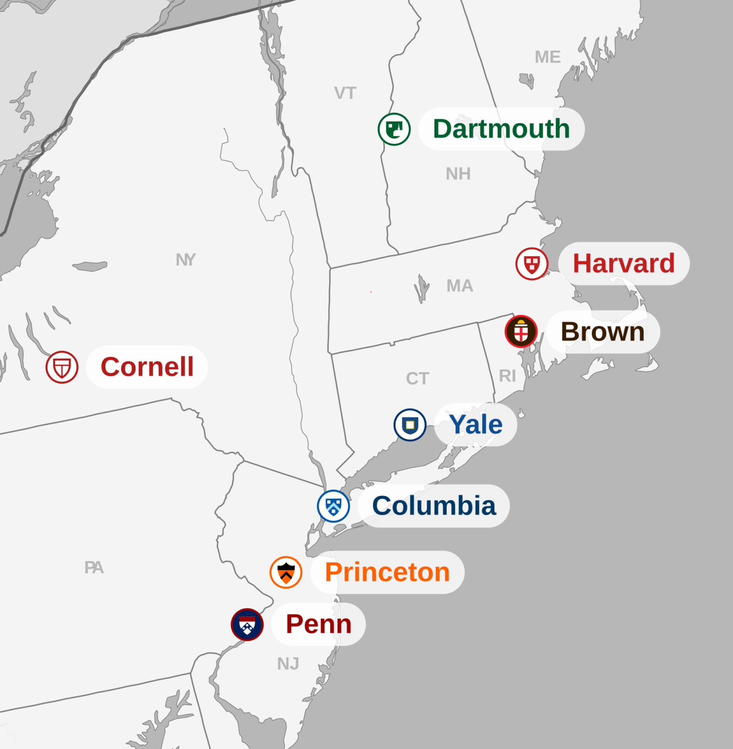 Ivy League Universities A Geographic Journey Through America S Elite