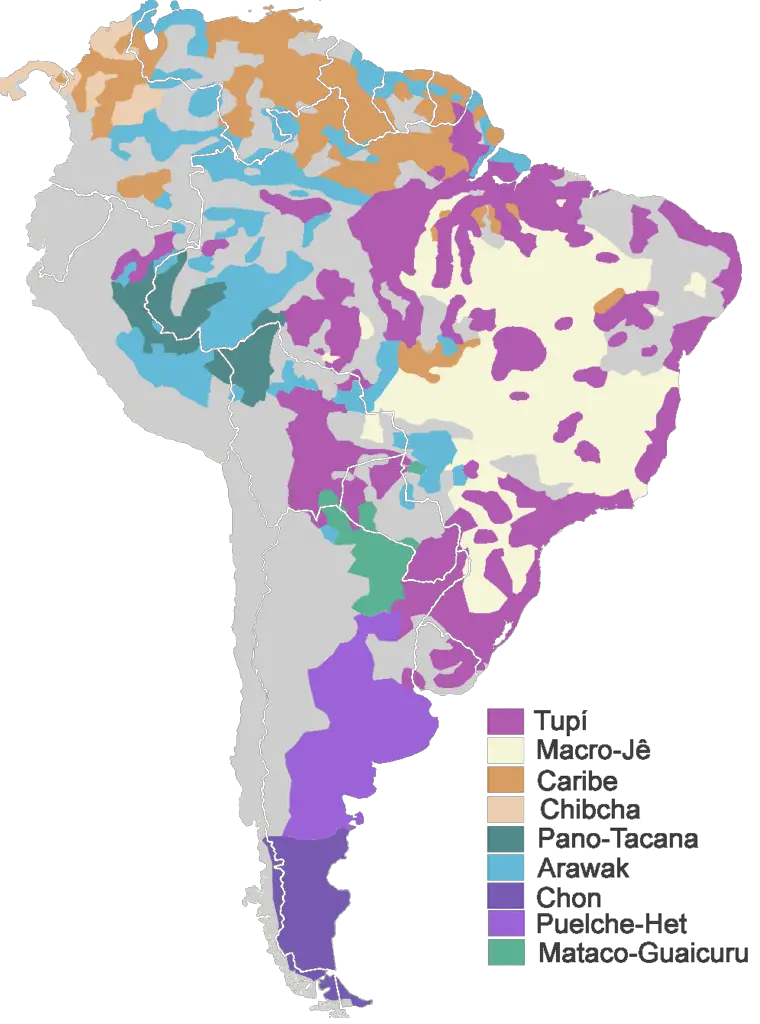 Indigenous languages of South America Mapped