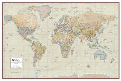 The Best World Map Posters In 2024 - Vivid Maps