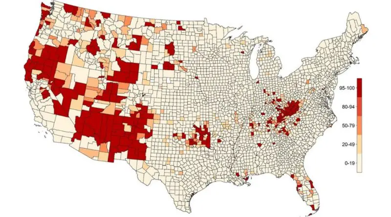 Mapped: Deaths of despair