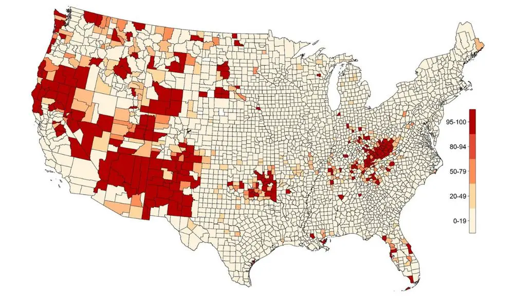 Mapped: Deaths of despair