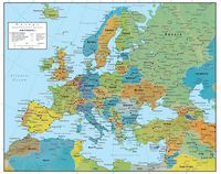 Swiftmaps Europe Wall Map