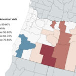 Counties that Voted to Leave Oregon and join Idaho (2020 - 2024)