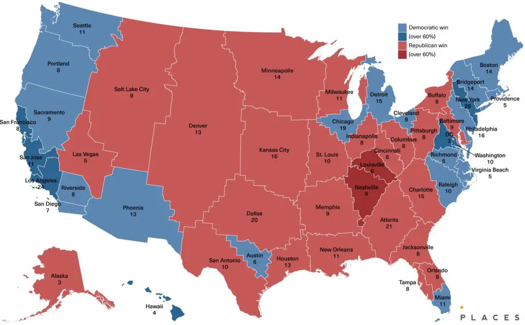 Map of 48 hypothetical US-states